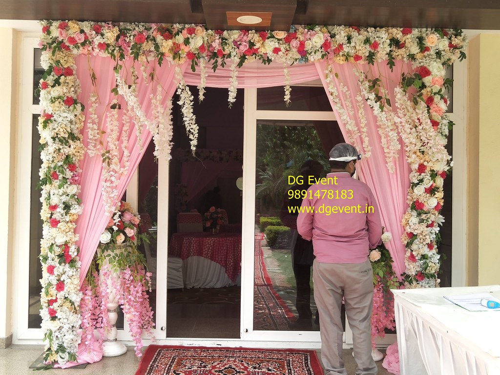 Artificial Flower Decoration for Wedding at Club Patio Gur… Flickr