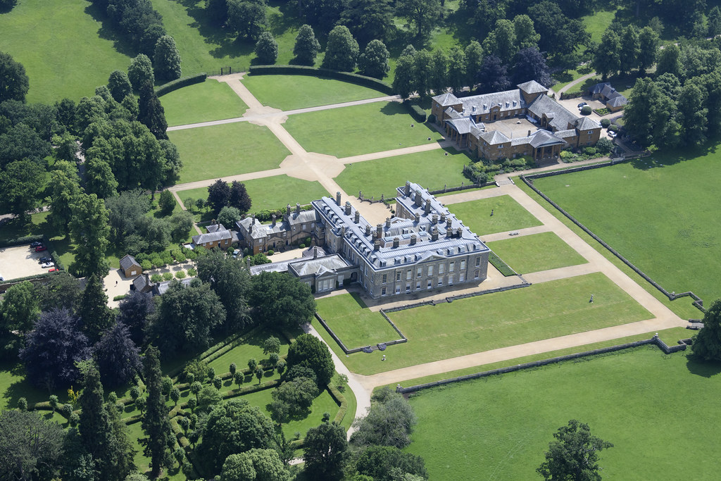 Althorp House aerial image Northamptonshire UK Aerial vi… Flickr