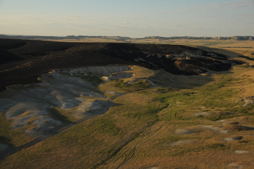 Aerial View Casino Fire, Pine Ridge Indian Reservation Flickr