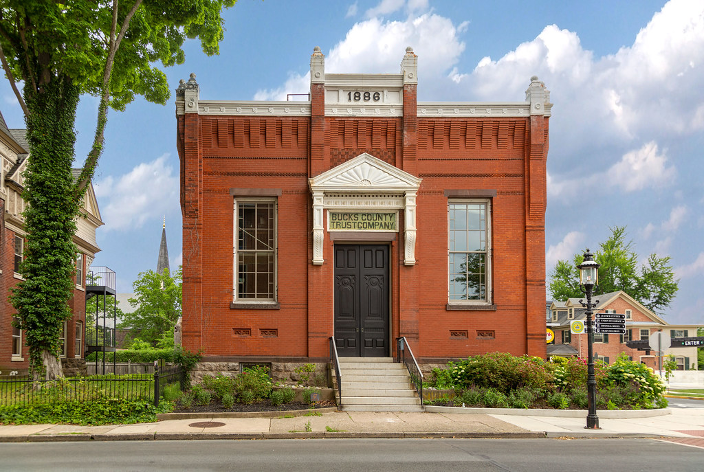 Bucks County Trust Company 1886. Architect Addison Hutton.… Flickr