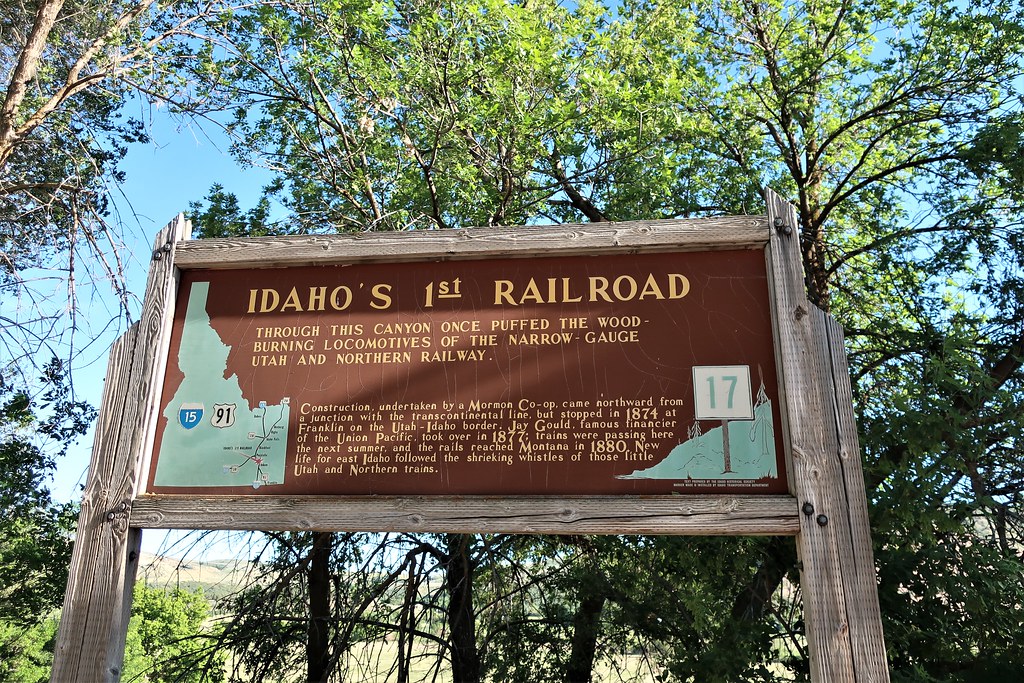 Idaho's 1st. Railroad Historic Sign Inkom, Idaho Flickr