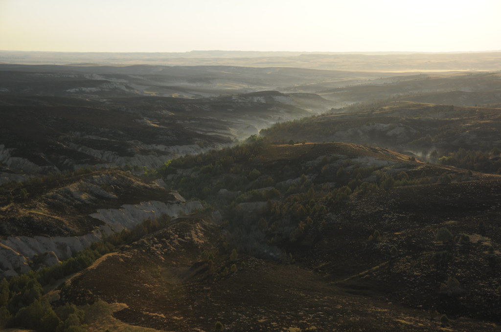 Aerial View Casino Fire, Pine Ridge Indian Reservation Flickr