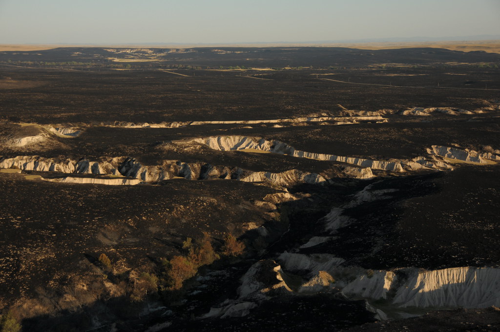 Aerial View Casino Fire, Pine Ridge Indian Reservation Flickr