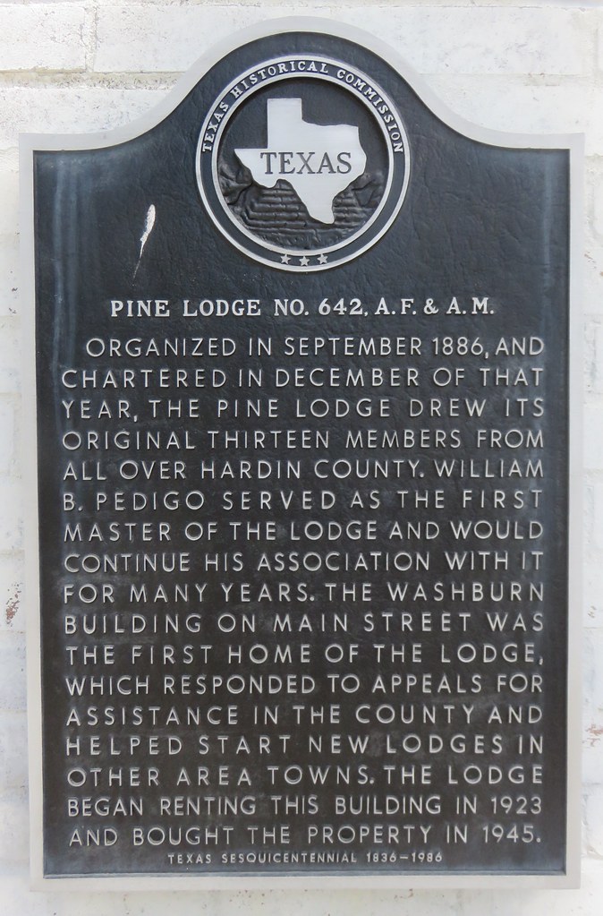 Masonic Lodge Marker (Kountze, Texas) Kountze, Texas is th… Flickr