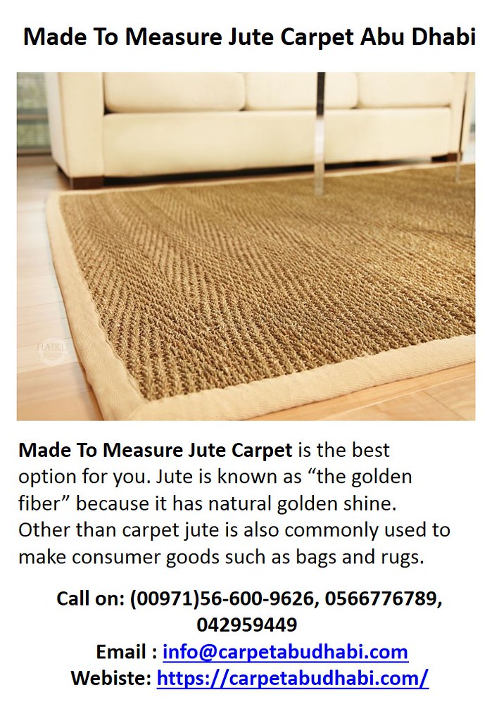 Made To Measure Jute Carpet Abu Dhabi Made To Measure Jute… Flickr