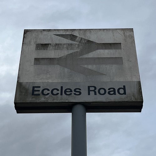 Eccles Road Railway Station Graham Benbow Flickr