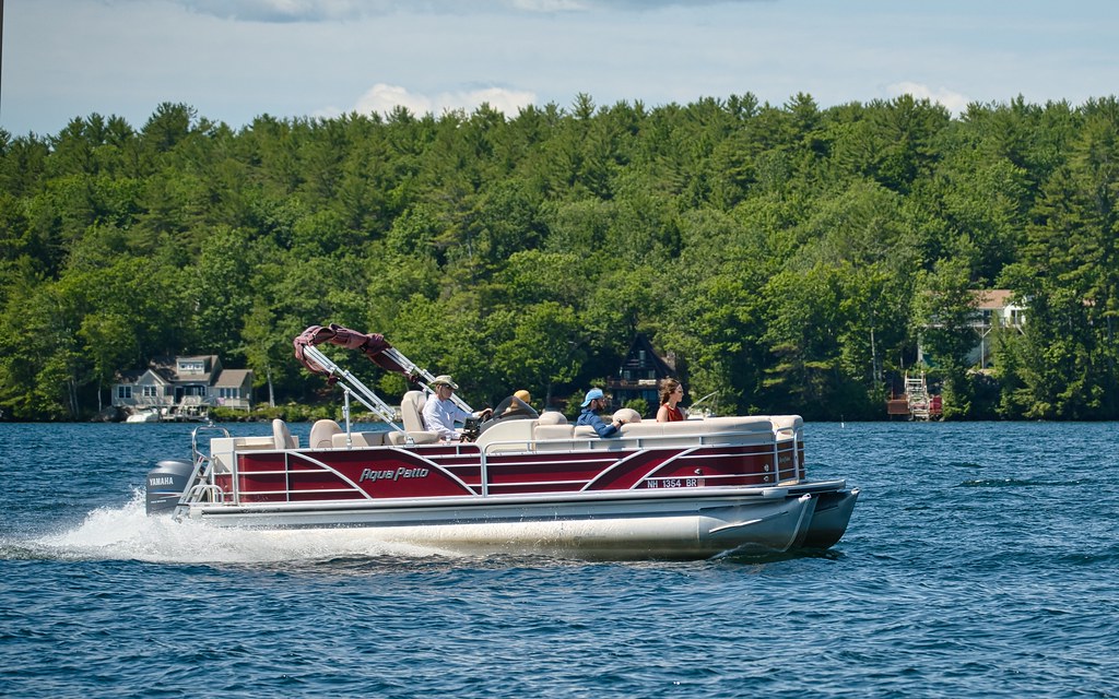Boat On Lake Winnipesaukee, NH Chris Rycroft Flickr