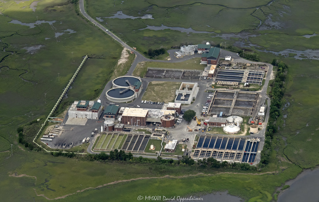 Plum Island Wastewater Treatment Plant WWTP Aerial View Flickr