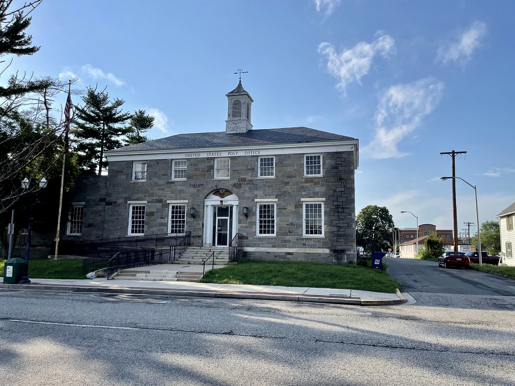 Post Office. Elkton, Maryland. Built in 1939 using the Fed… Flickr