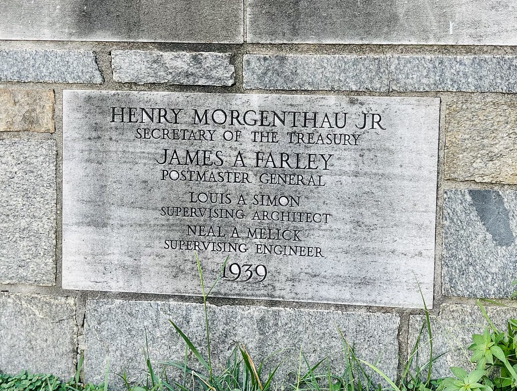 Cornerstone of Post Office in Elkton, Maryland. Built in 1… Flickr