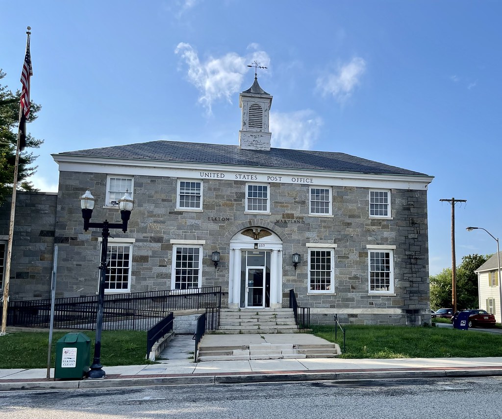 Post Office. Elkton, Maryland. Built using the Federal Rev… Flickr