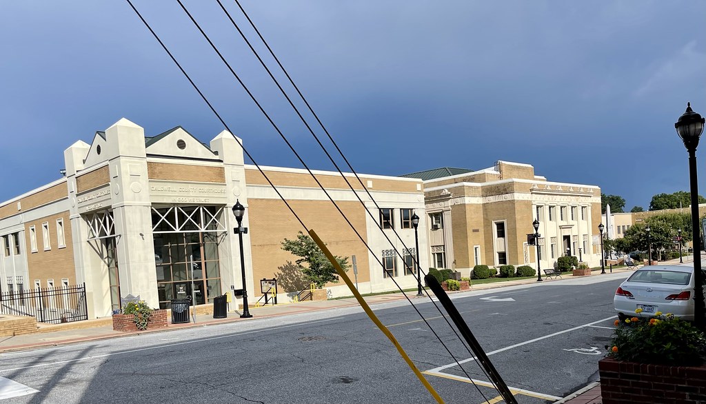 Caldwell County Courthouse in Lenoir, North Carolina. 1928… Flickr