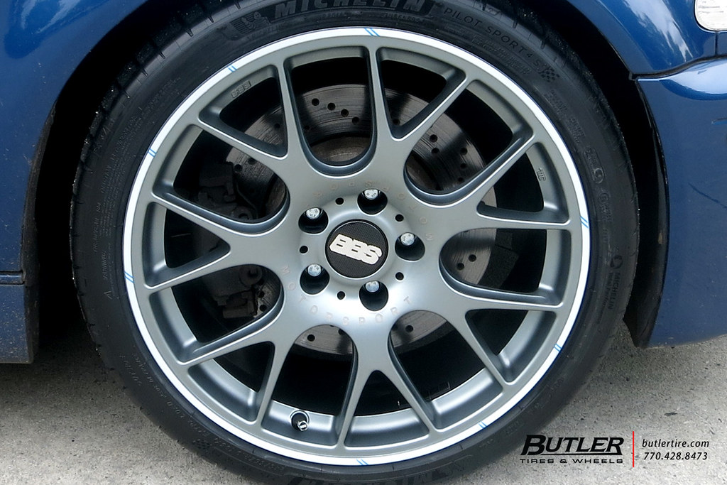 BMW E46 M3 with 19in BBS CHR Wheels and Michelin Pilot Sport 4S Tires