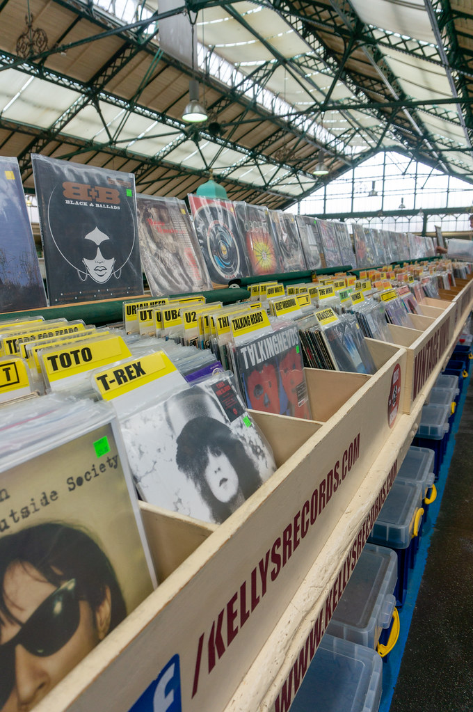 Cardiff Market Racks of vinyl LPs in Kellys Records stretc… Flickr