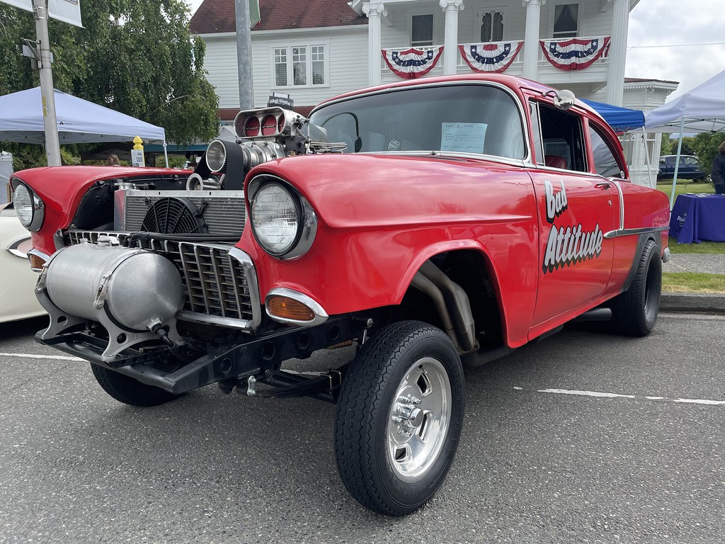 1955 Chevrolet "Bad Attitude" Lyman Washington car show Flickr