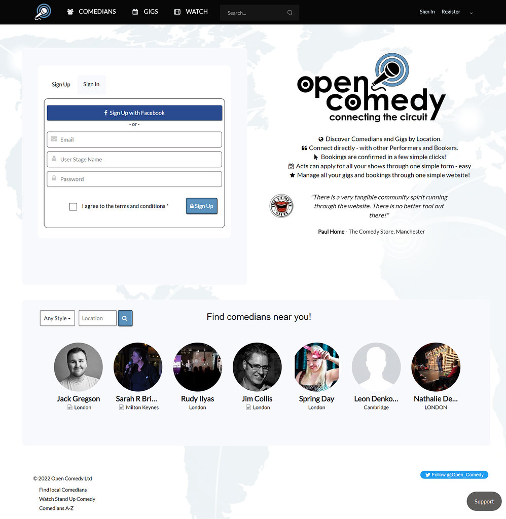 Open Comedy The easiest way to book stand up comedy shows … Flickr