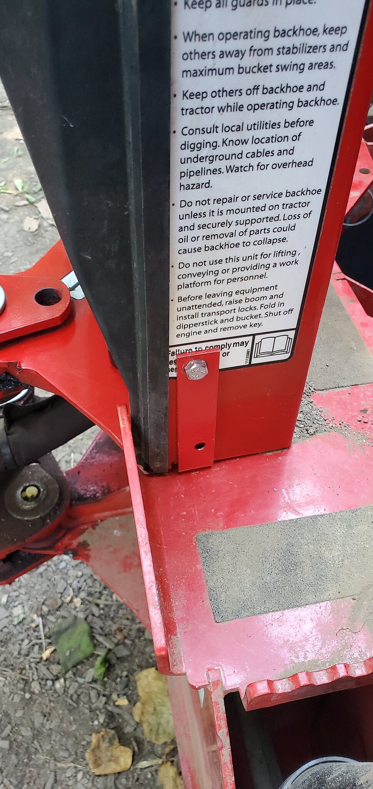 Massey GC1700 Backhoe control panel repair Flickr