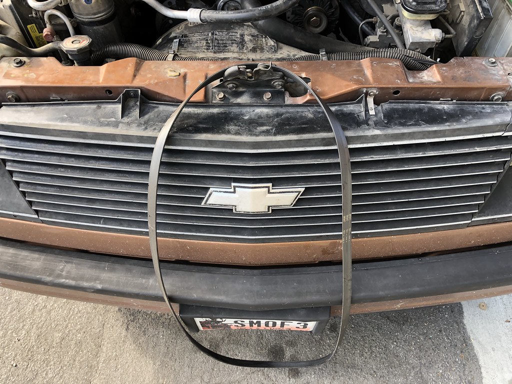 Belted The serpentine belt came off of its pulleys but did… Flickr