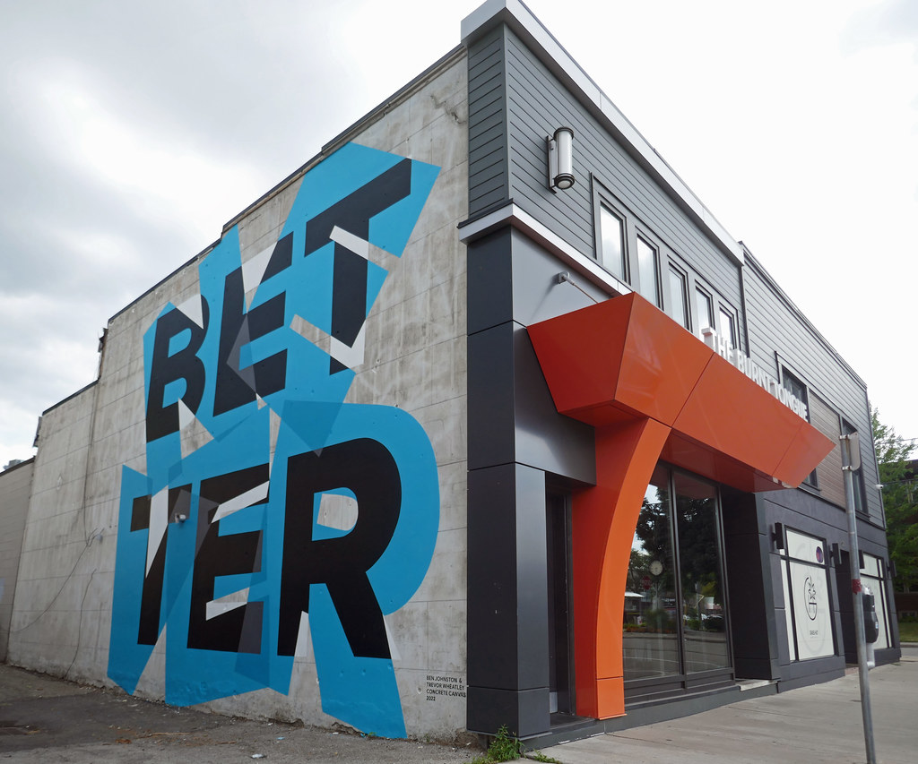 Concrete Canvas Art Festival mural by Ben Johnston at Burn… Flickr