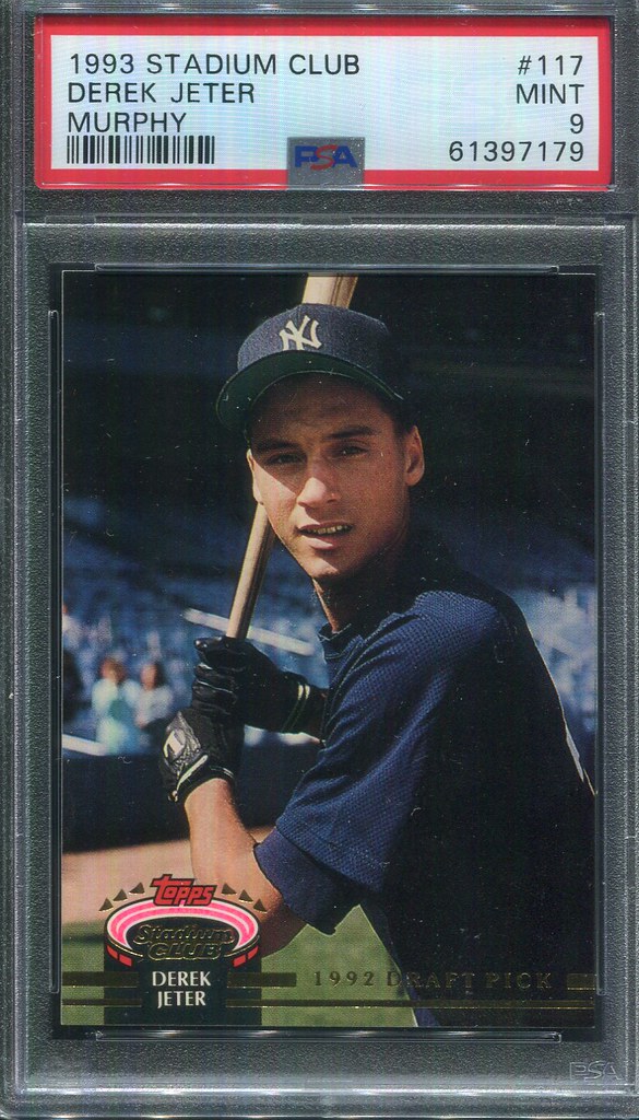1993 Topps Stadium Club Derek Jeter Murphy Rookie PSA 9 Flickr