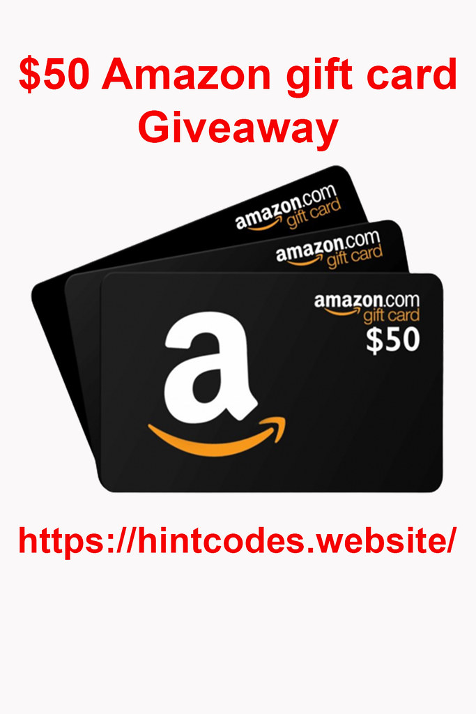 50 Amazon Gift Card Giveaway hintcodes.website/assets/pag… Flickr