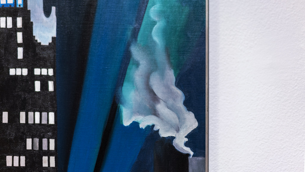 O’Keeffe, Radiator Building—Night, New York Flickr