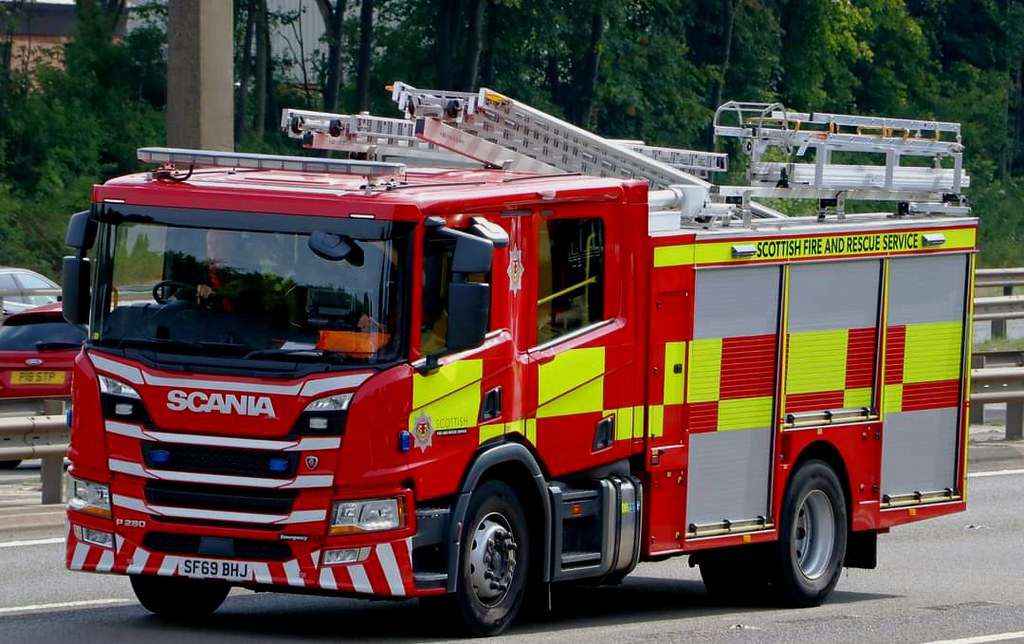 Scottish fire and rescue Ayrshire emergency vehicles Flickr
