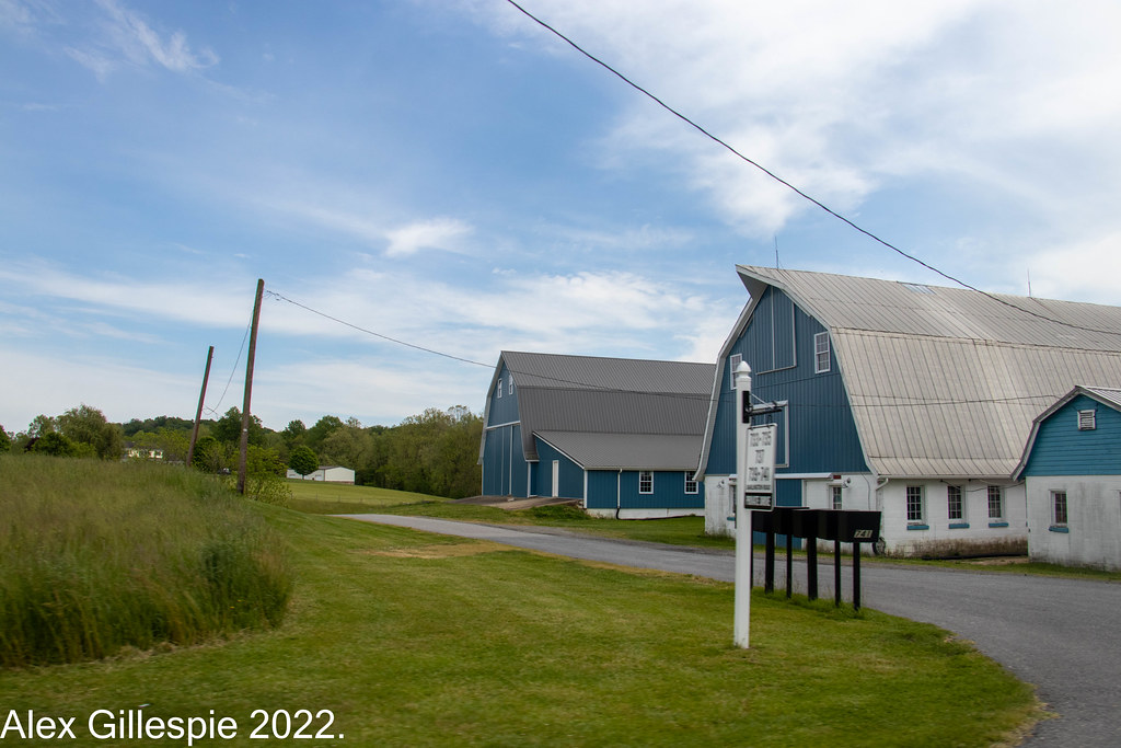Barn Barn near Aberdeen, MD is seen on May21st2021. Alex