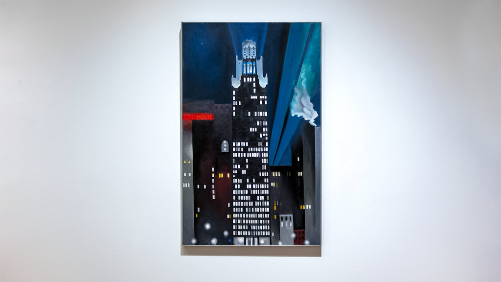 O’Keeffe, Radiator Building—Night, New York Flickr