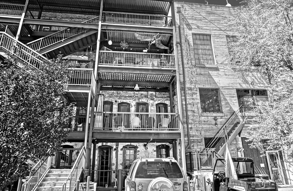 then / now Jerome, AZ scene known as the bordello Flickr