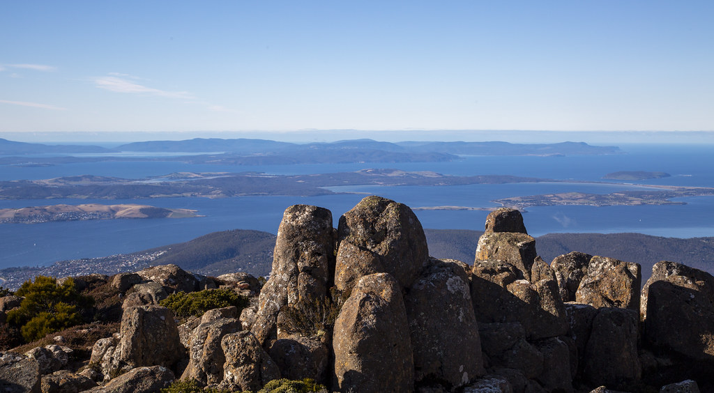 Anchorage Hobart and the eastern shore from outer space. Keith
