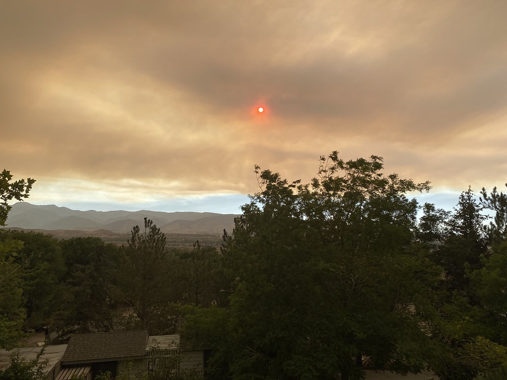 California Wildfire Smoke, Reno, Nevada Ken Lund Flickr