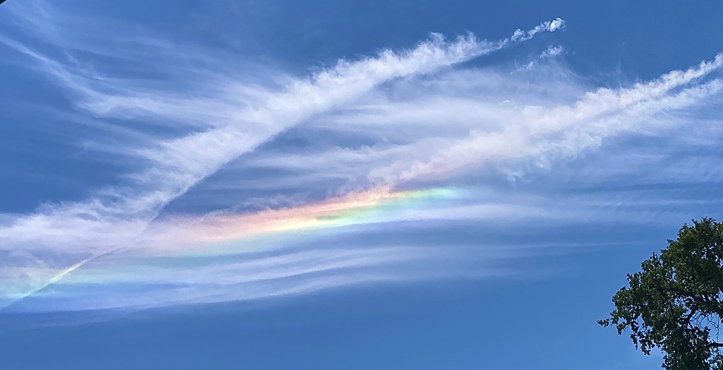 Fire Rainbow, Noon, 2 Aug 2022 Fire Rainbows occur in Cirr… Flickr
