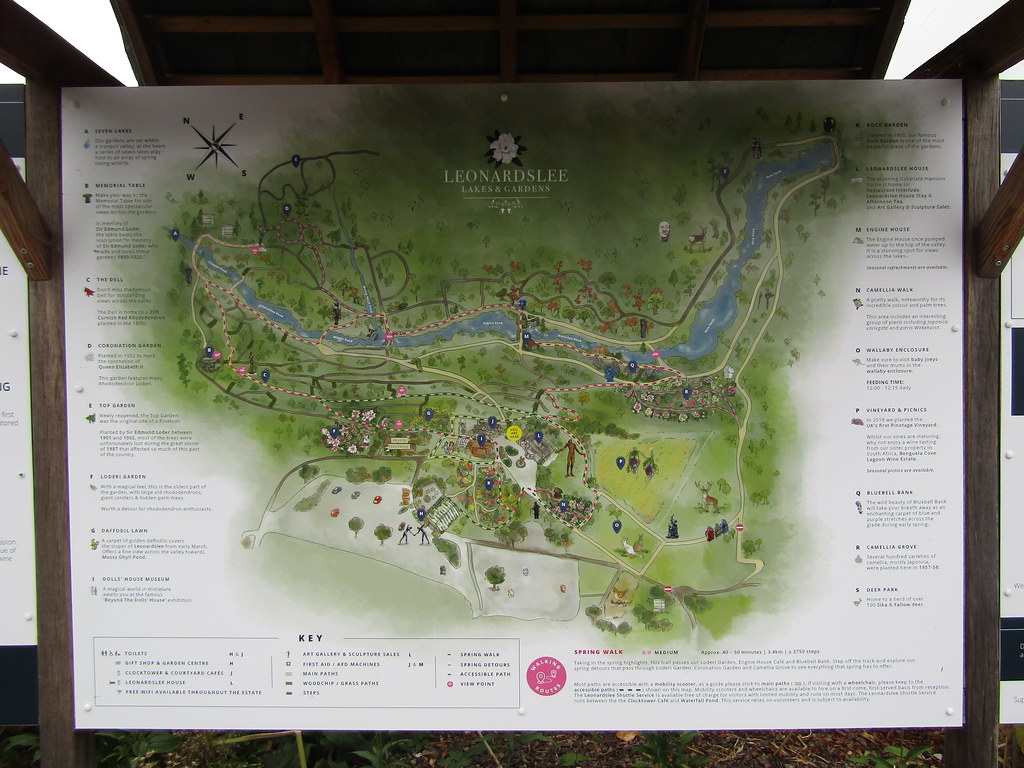 Map of Leonardslee Gardens Leonardslee Gardens near Lower … Flickr