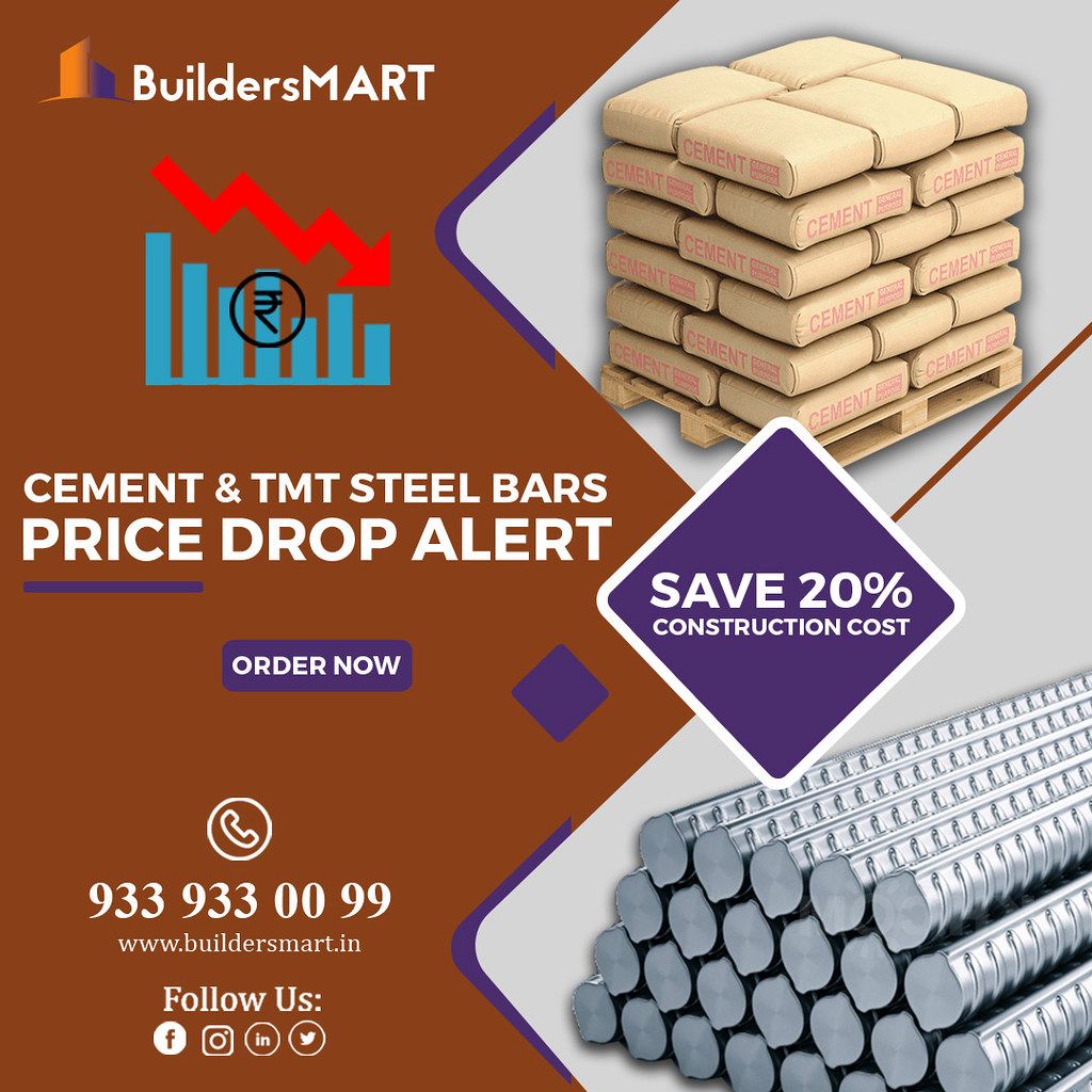 Cement & TMT Steel Bars Price Increase Alert BuildersMAR… Flickr