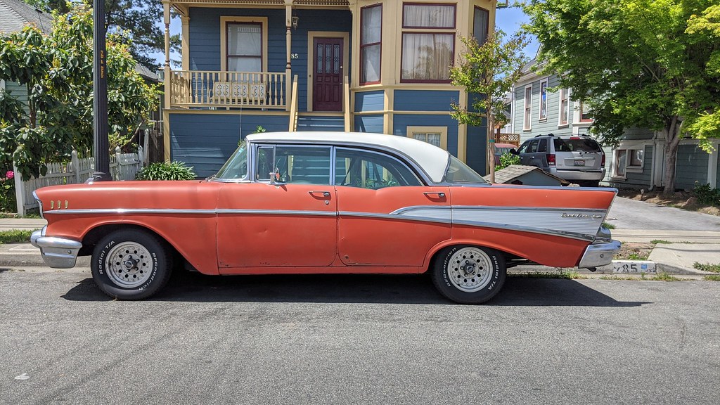 1957 Chevrolet Bel Air, San Jose, CA 2020, but looks like … Flickr