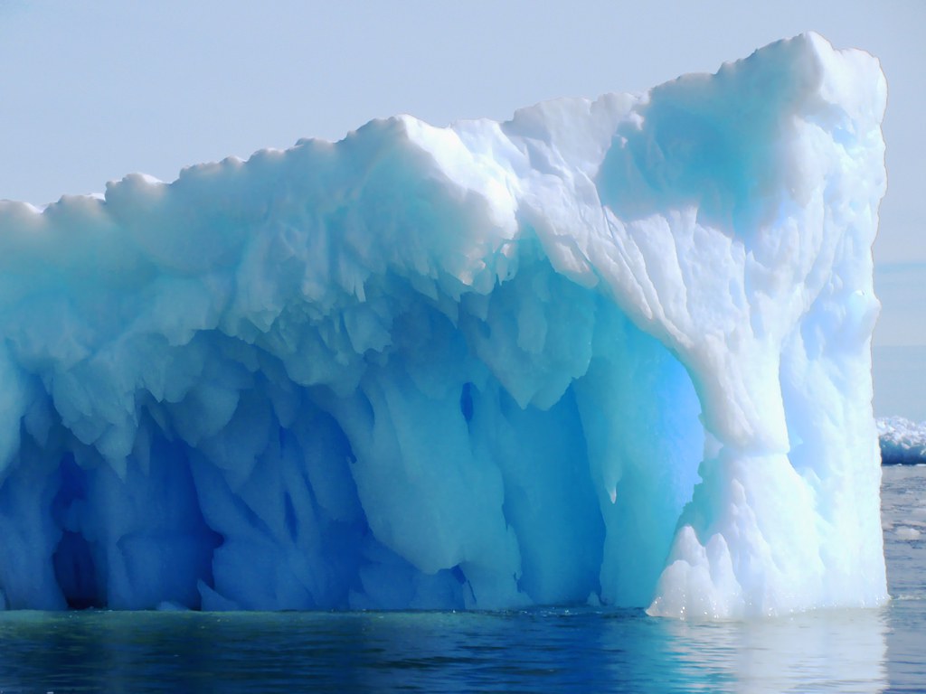 Blue Glacial Ice Blue glacial ice floats off Pourquoi Pas … Flickr