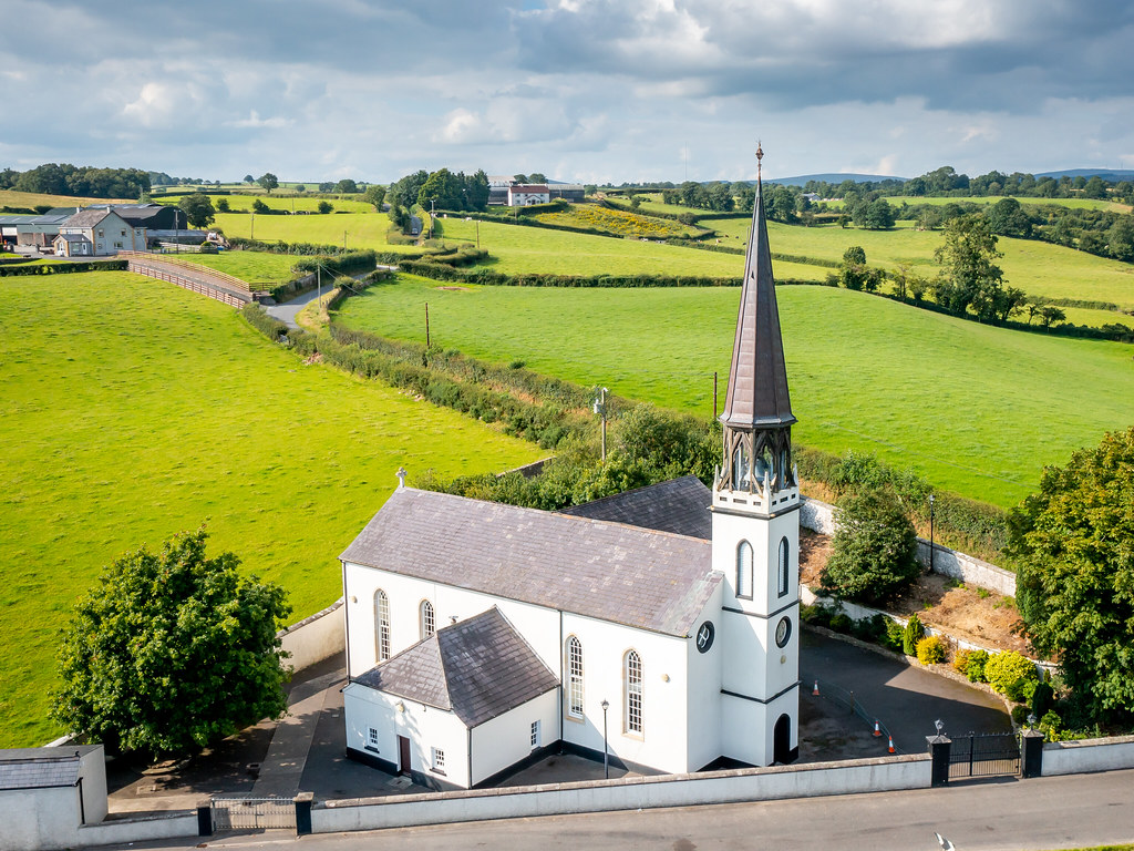 DJI_0057e St.Eugenes Chapel, Glenock Newtown Stewart Gordon Dunn