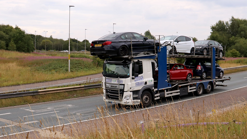 Hills Salvage & Recycling DAF CF YX70NEO M6 Wigan Grimmys Truck