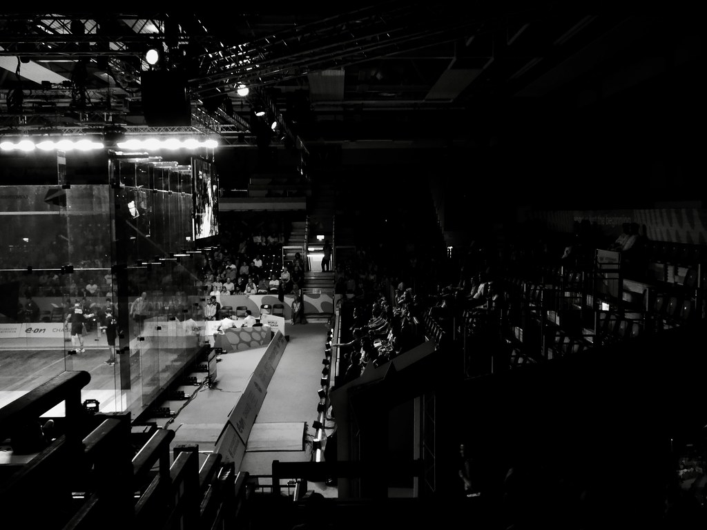 Monochrome University of Birmingham Squash Centre Huo Luobin Flickr
