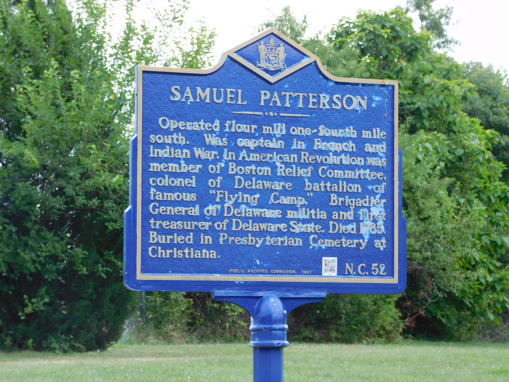 Samuel Patterson Historic Marker Christiana, Delaware Jimmy Emerson