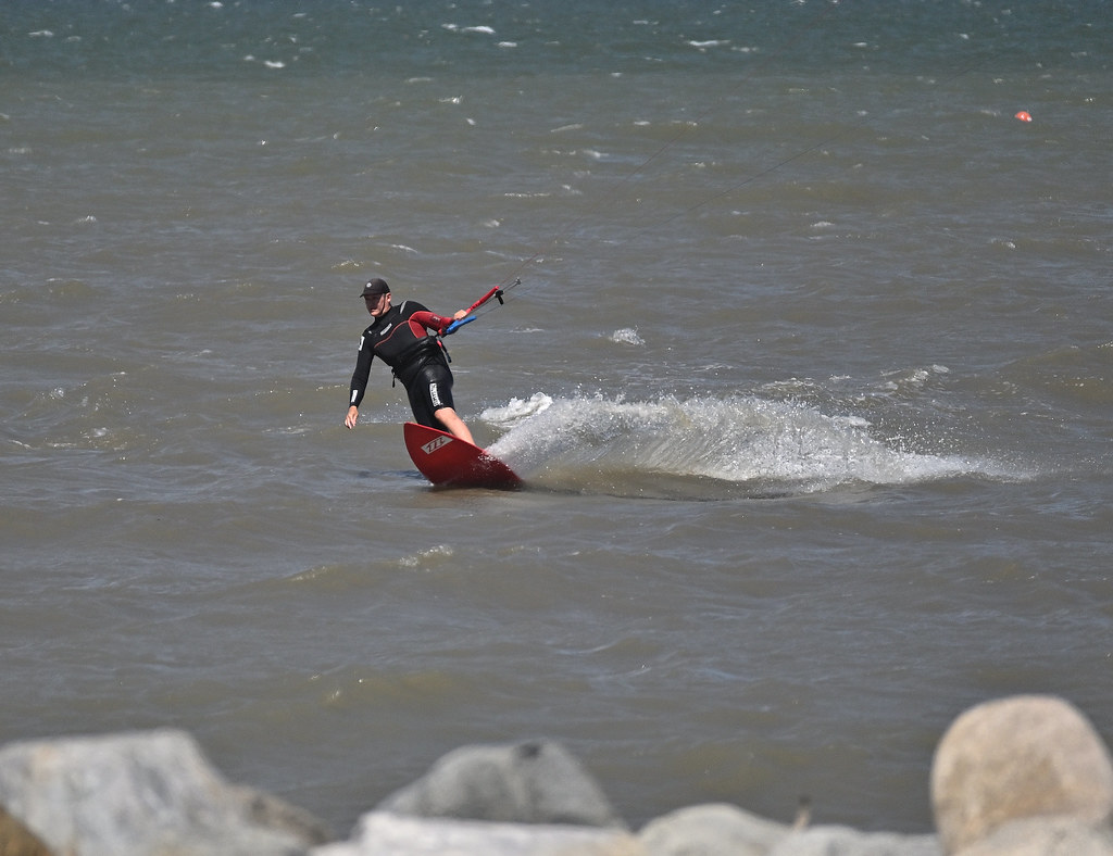 Kitesurfing at Spanish Bank Beach, Vancouver Flickr