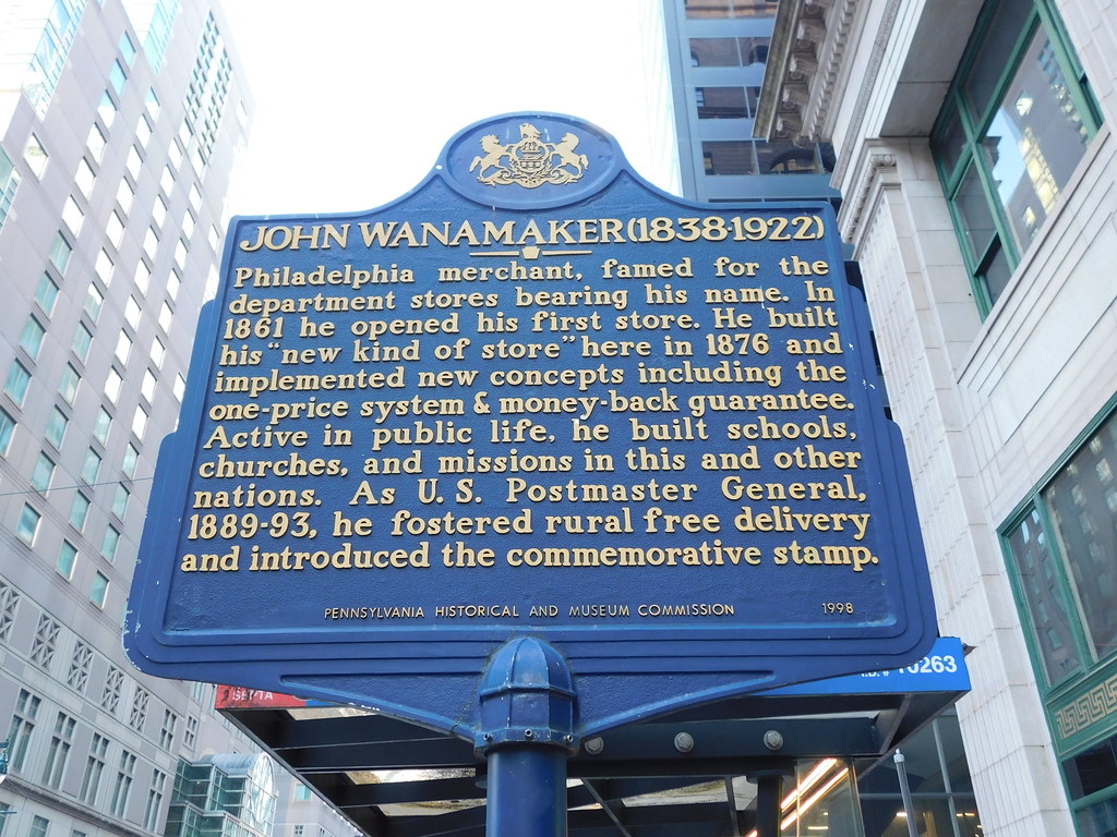 John Wanamaker Historic Marker a photo on Flickriver
