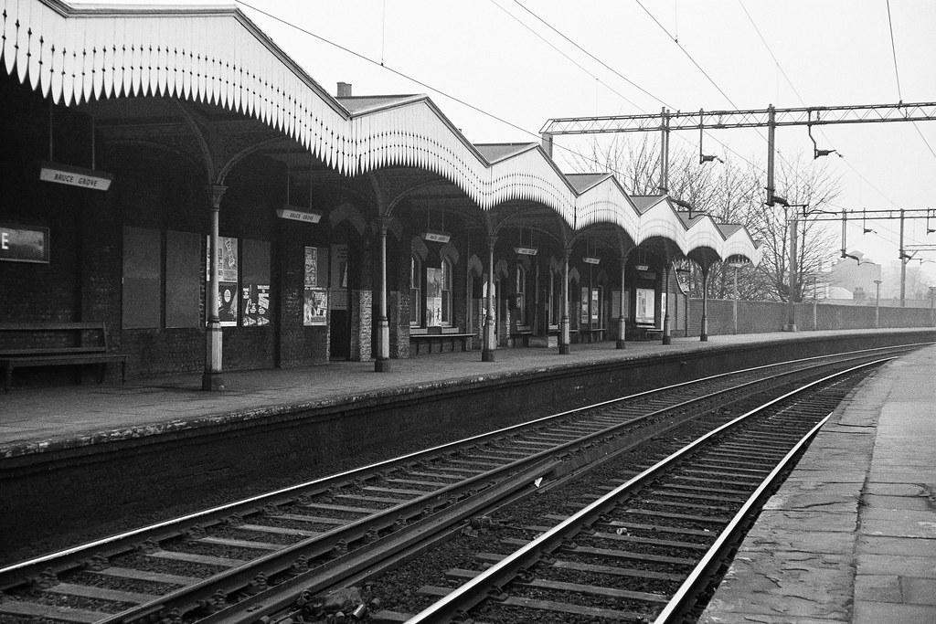 Bruce Grove Station Tottenham 1975 Photo taken at Bruce Gr… Flickr