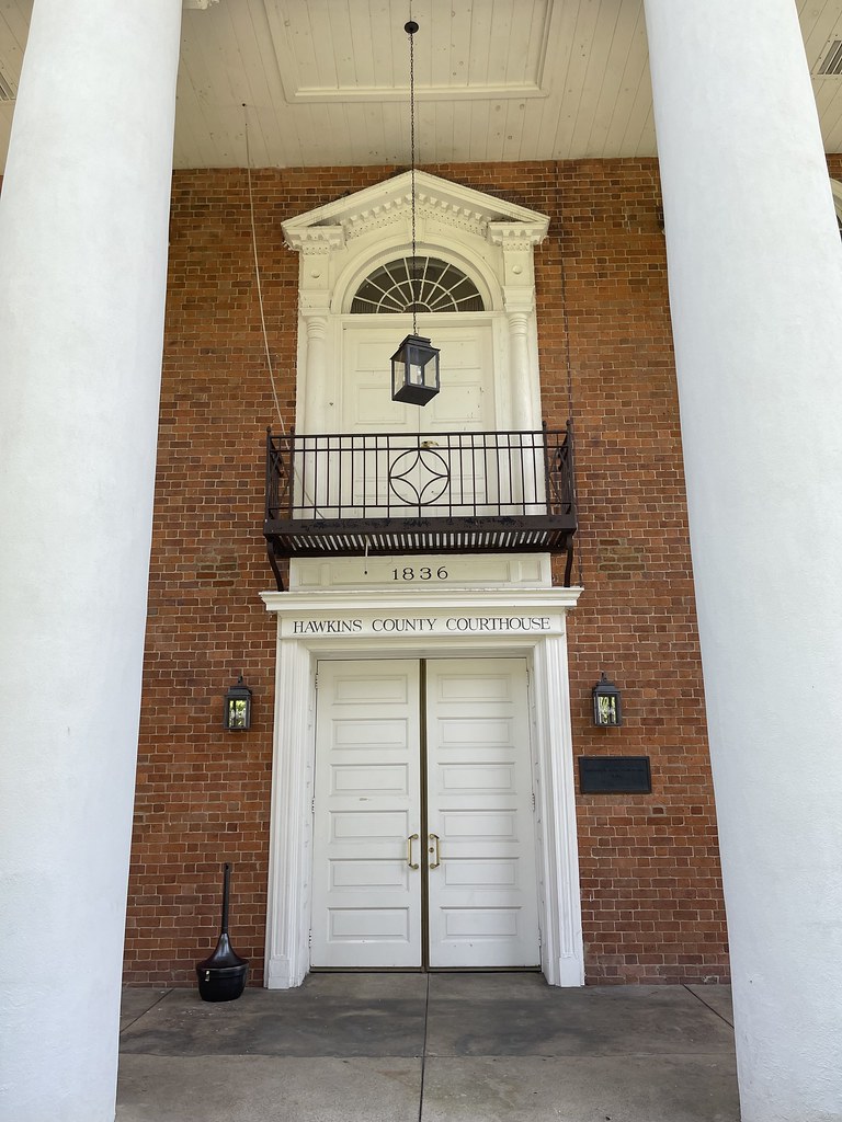 Doorway of Hawkins County Courthouse in Rogersville, Tenne… Flickr