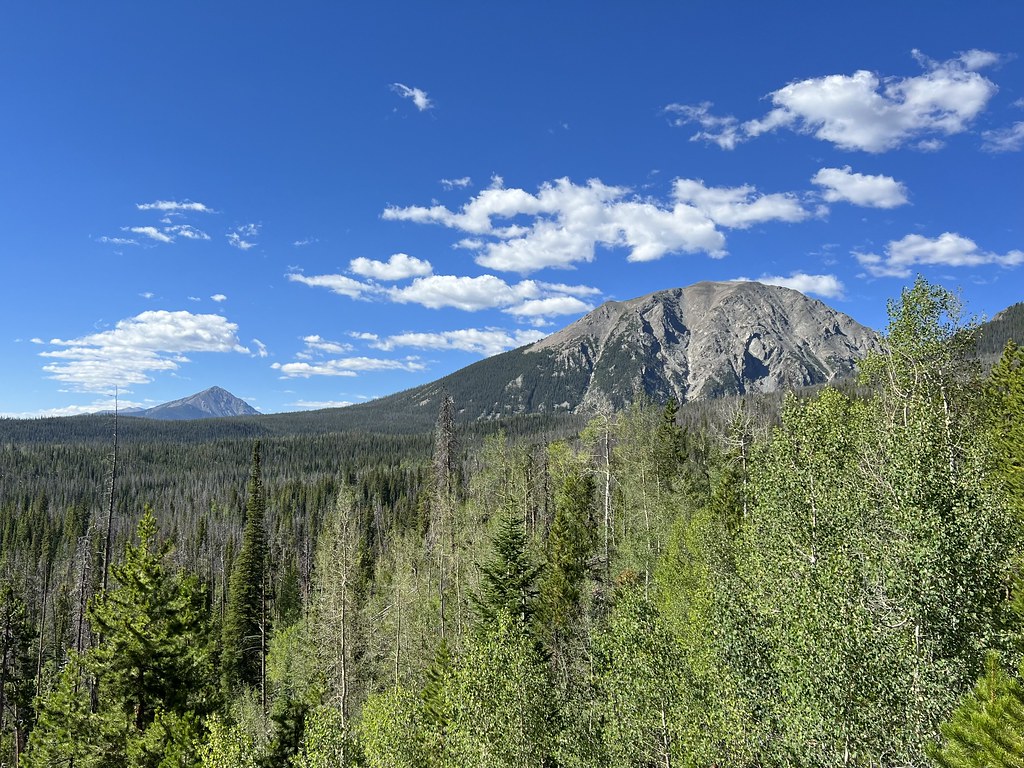 Buffalo Mountain and Tenmile Peak (background at left) Flickr