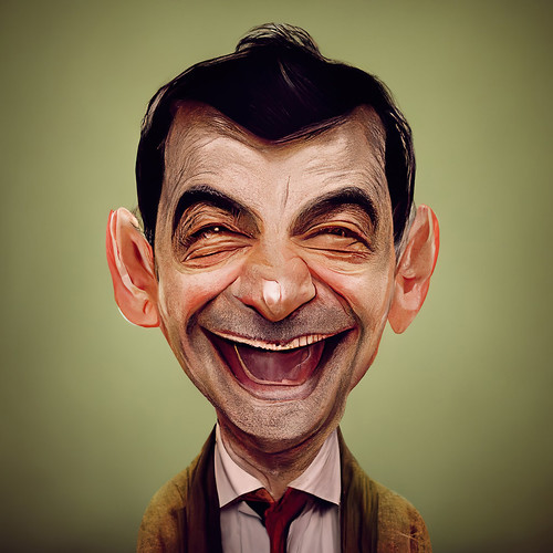 Prompt used Mr Bean laughing Artwork created by Midjourne… Flickr