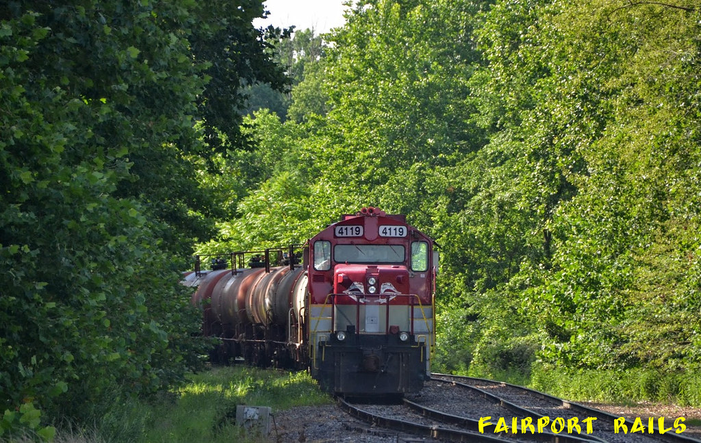 RJ Corman 4119 in Dover Ohio Fairport Rails Flickr