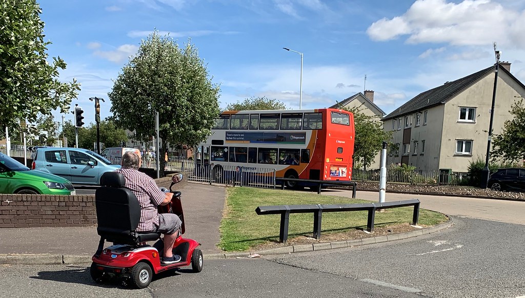 Mobility Scooter. Church Street. Glenrothes. Fife. Scotlan… Terry