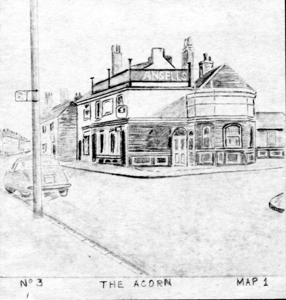 The Acorn Walsall Road, Willenhall, sketched by Arthur Jon… Flickr
